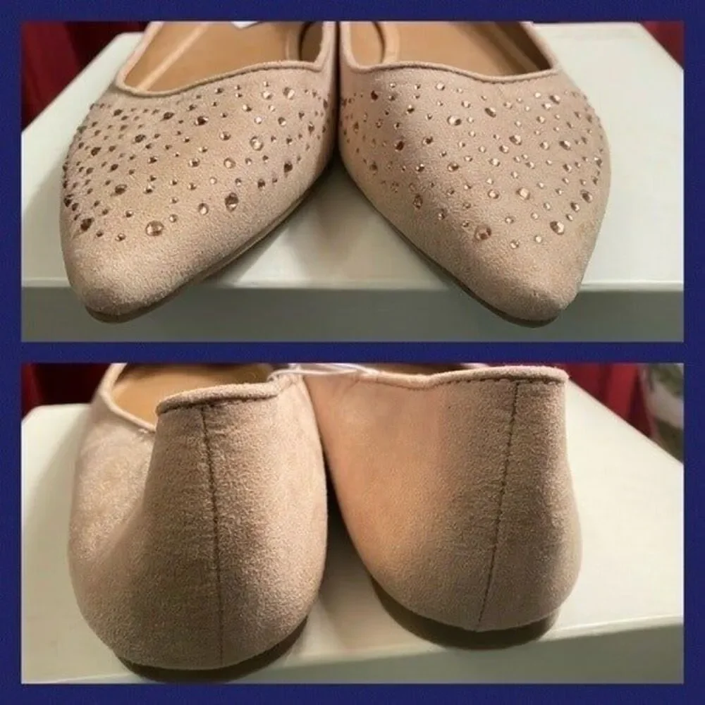 New GAP jewel flats size 10